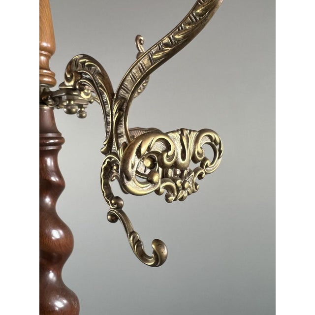 Brown Coat Rack in Twisted Wood and Gilt Bronze, 20th Century For Sale - Image 8 of 9