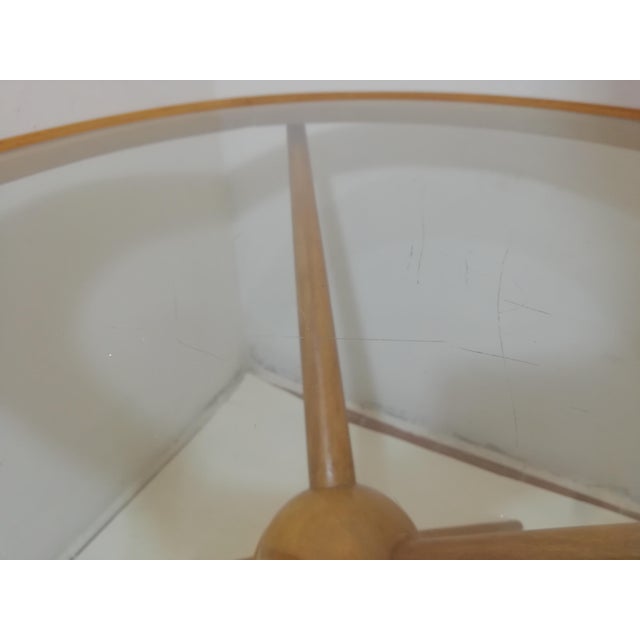 Tripod Table in Wood and Glass attributed to Cesare Lacca, Italy, 1950s For Sale - Image 9 of 16