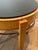 1940s Sycamore veneer and chrome The Pedestal with marble top For Sale - Image 11 of 12