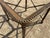 Animal Skin Vintage Attributed to Matiland Smith Nail Head Leather and Glass End Side Tables À Pair For Sale - Image 7 of 18