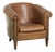 Vintage Sheepskin Club Armchair For Sale