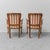 1950s Wooden and Fabric Armchairs, 1950s, Set of 2 For Sale - Image 5 of 12