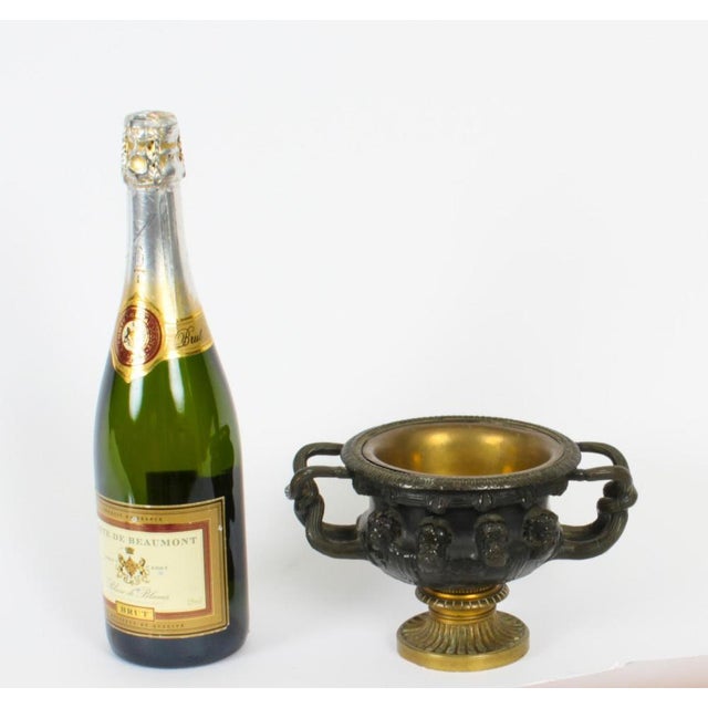 19th Century French Grand Tour Bronze & Ormolu Urn For Sale - Image 12 of 14