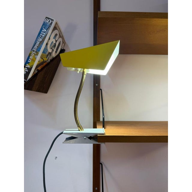 Yellow Gold Clamp Lamp by Hoso For Sale - Image 3 of 11