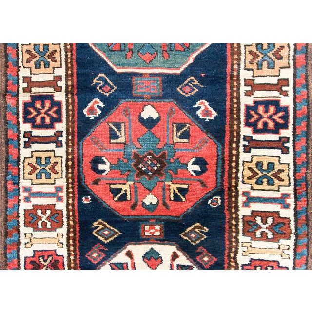 Early 20th Century Persian Kuba Runner For Sale - Image 9 of 16