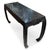 Hollywood Regency Late 20th Century Attributed Maitland-Smith Hollywood Regency Tessellated Stone Console Table With Brass Inlay For Sale - Image 3 of 13