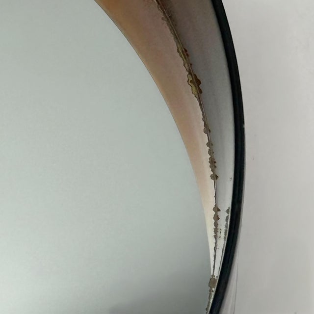 French Space Age Wall Mirror in Translucent Amber Plastic, 1970s For Sale - Image 13 of 18