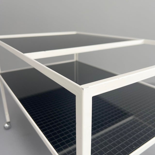 Rosenthal Minimalist Bar Cart by Herbert Hirche for Rosenthal, Germany, 1970s For Sale - Image 4 of 8