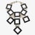 Paco Rabanne Space Age Futuristic Chrome and Black Enamel Choker Necklace For Sale - Image 10 of 10