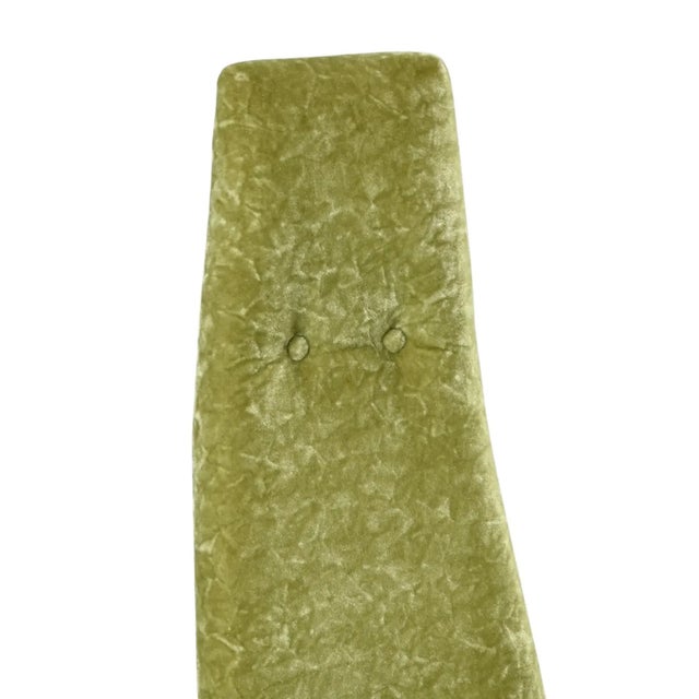 6 Green High Back 2051 C Dining Chairs by Adrian Pearsall for Craft Associates For Sale - Image 14 of 18
