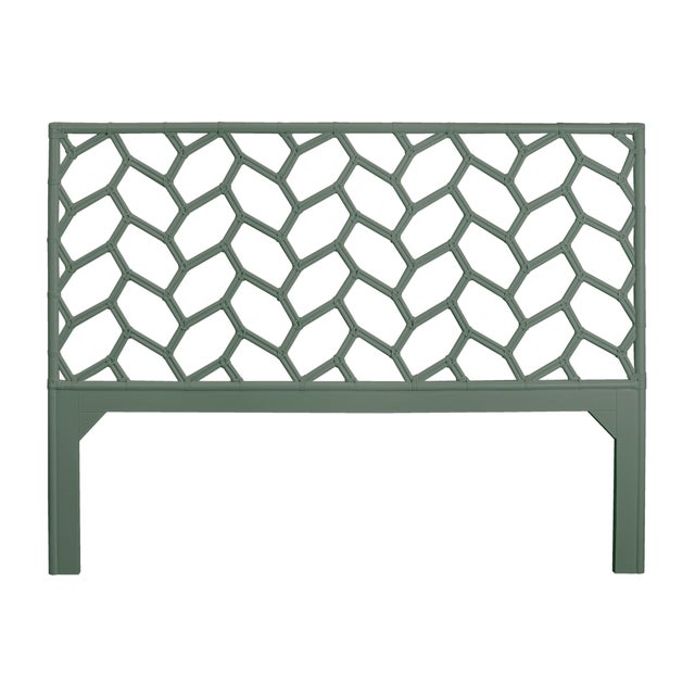 Not Yet Made - Made To Order Silas Standard Bed King - Evergreen For Sale - Image 5 of 12