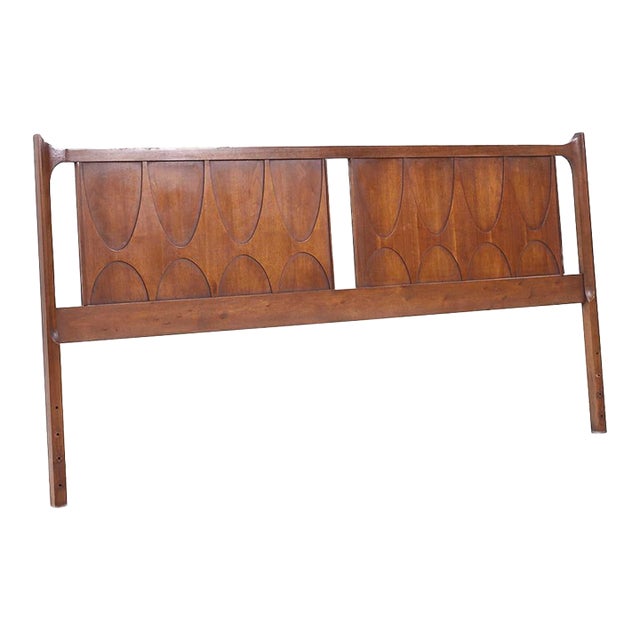 Broyhill Brasilia Mid Century Walnut King Headboard Chairish