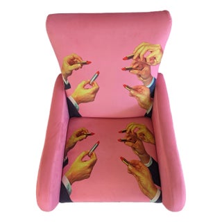 Modern Seletti Pink Lipstick Chair For Sale