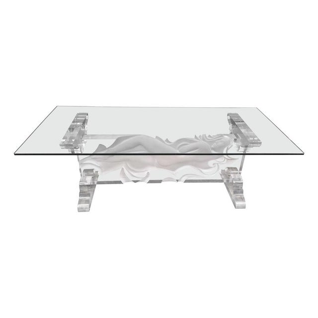 Acrylic Coffee Table from Fabian Art, 1980s For Sale - Image 14 of 14