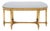 French Louis XVI Style Giltwood Six-Leg Bench, Circa 1900 For Sale