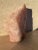 Huge raw Rose Quartz stone weighting 40lb. This beautiful crystal stone will make a lovely accent for a home or office...