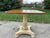 Brown Vintage Henredon Pair of Neo-Classical Walnut & Ivory Accent Tables For Sale - Image 8 of 10