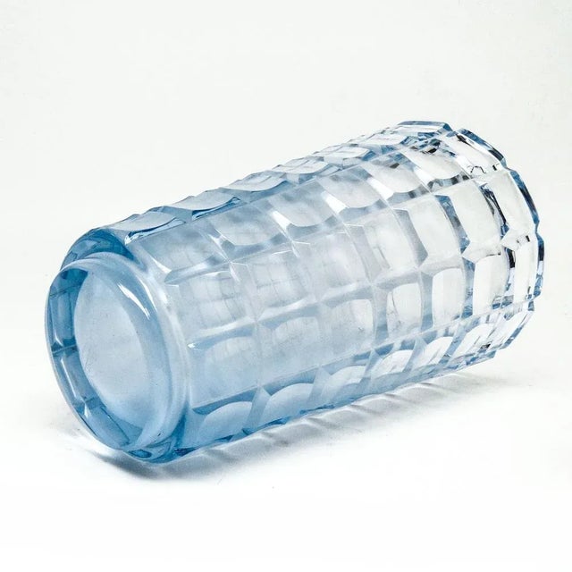 Glass Art Deco Vase from Moser, Czechoslovakia, 1930s For Sale - Image 7 of 10