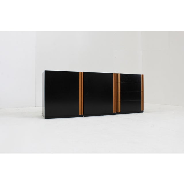Vintage Sideboard in Wood and Marble, 1970s For Sale - Image 9 of 11