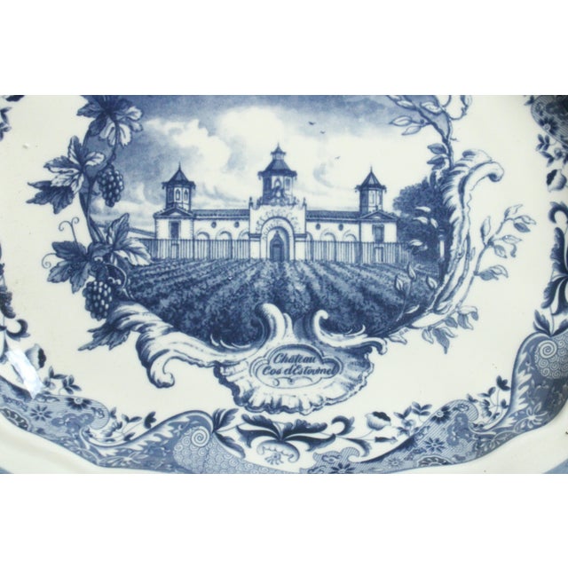 Victora Ware Flow Blue Style Ironstone Vegetable Dish For Sale In Los Angeles - Image 6 of 7