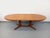 Wood Vintage Oval Extendable Dining Table in Teak from Baumann, 1960s For Sale - Image 7 of 18