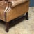 Large English Wing Back Chair of Tufted Tanned Leather With Nail-Head Trim For Sale - Image 16 of 16
