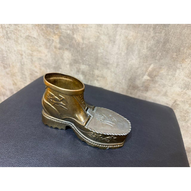 Vintage Edelweiss Hiking Boot Ashtray For Sale - Image 10 of 11