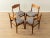 Classic dining room chairs in the style of Erik Buch. High -quality teak frame with a layer -wood backrest veneered in...