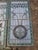 Two Sets of Art Nouveau Style Floral and Ribbon or Wreath Motifs, Complete With Green and White Opalescent/Textured Glass and Jewel Accents For Sale In Little Rock - Image 6 of 6