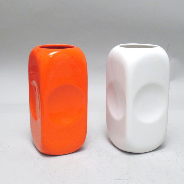 White White Vase Parravicini, Italy, 1970 For Sale - Image 8 of 9