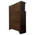 Wood Antique English Oak Glazed Display Cabinet, 1900s For Sale - Image 7 of 12