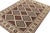 Tribal Vintage Turkish Kilim Rug in Brown, Gray-Blue, Off-White Geometric Pattern For Sale - Image 3 of 5