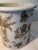 Mid 20th Century Vintage Amita Chinoiserie Porcelain Monkey Motif Cachepot For Sale - Image 5 of 7