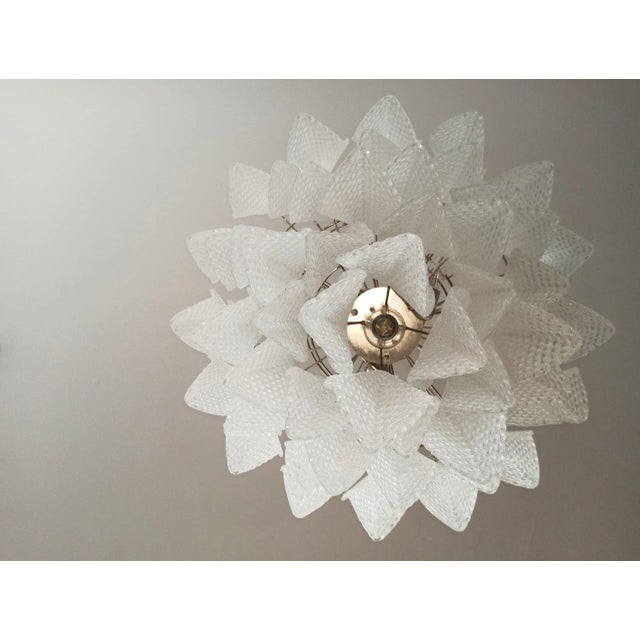 Italian Murano Chandelier 57 Glass Rondin Swallow Glass For Sale In Los Angeles - Image 6 of 12
