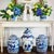 This is a pair of mid 20th Century Blanc de Chine large porcelain Phoenix Figurals. These are a beautiful set of birds...