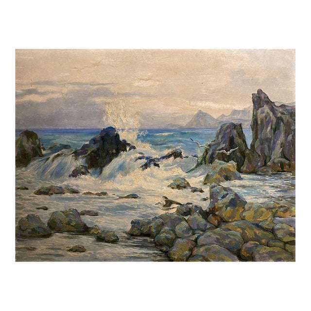 Oil Painting Gurzuf K. P. Inzavicius For Sale