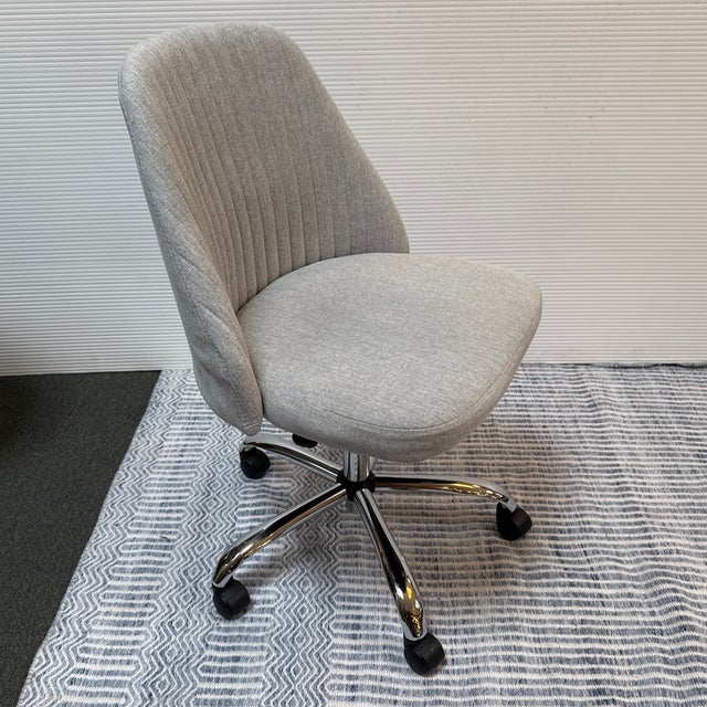 Design Plus Gallery presents the Layton Desk Chair from Easterly. The chair offers an armless frame and is constructed of...