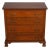 Vintage Bench Made Tiger Maple 4 Drawer Bachelor Chest For Sale