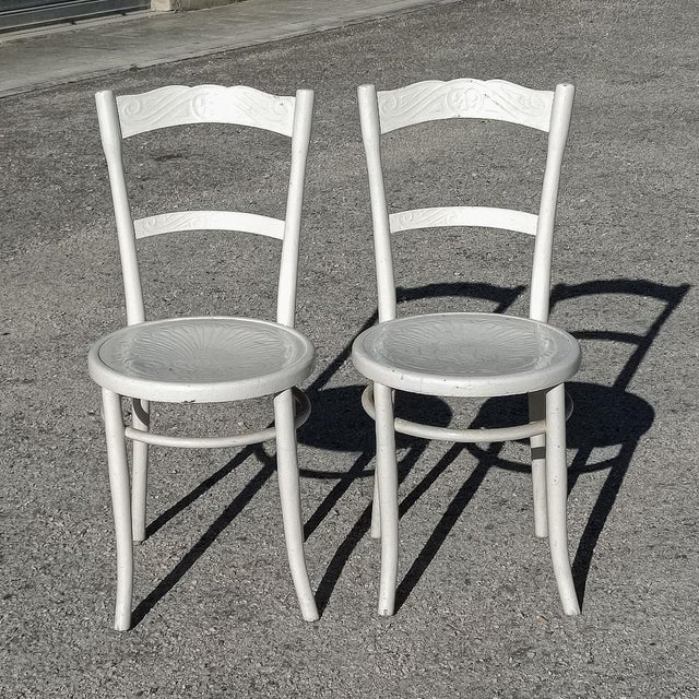 White Chairs, 1930s, Set of 2 For Sale - Image 17 of 18