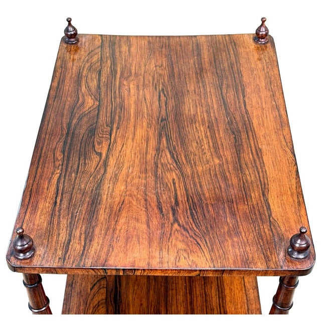 Early 19th Century Antique Two-Tier Shelf in Rosewood, 1835 For Sale - Image 5 of 15