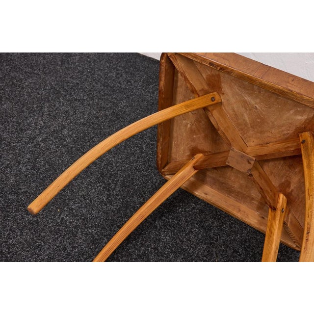 Wood H-259 Model Spider Coffee Table by Jindřich Halabala for Up Závody, 19940s For Sale - Image 7 of 17