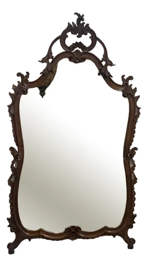 Baroque Style Mirror, 1950s