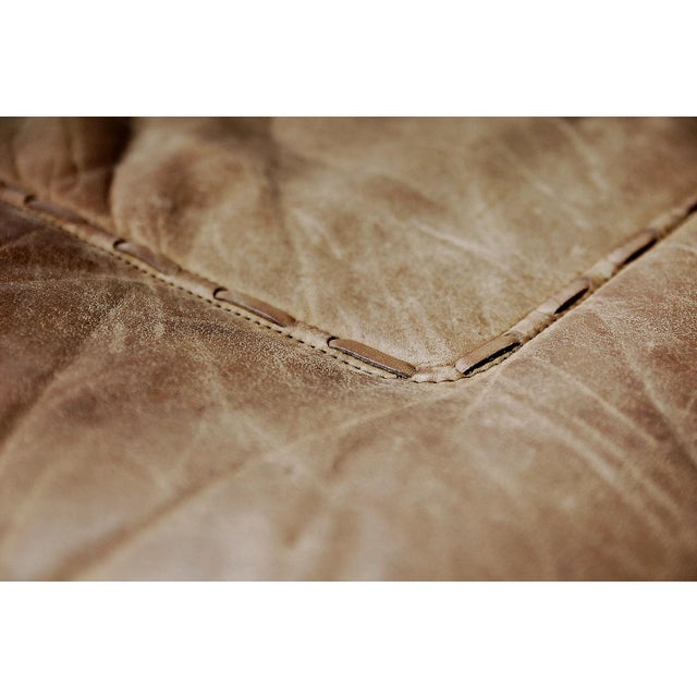 Mid-Century Modern German Leather Swivel Chairs from Carl Straub, 1950s, Set of 2 For Sale - Image 4 of 18