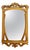 Vintage Beige Wooden Table Mirror, France, 1920s For Sale