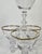 Gold Rimmed Hollywood Regency Crystal Goblets- Set of Four For Sale - Image 12 of 16
