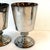 Traditional Two 19th Century English Staffordshire Georgian Silver Luster Pottery Goblets For Sale - Image 3 of 10