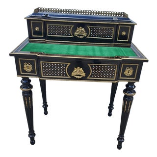 Napoleon III Ebonized Ladys Writing Desk, 1860s For Sale