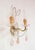 Vintage French Wall Sconce in Brass with Pink or Blue Glass Drops, 1960s For Sale - Image 3 of 7
