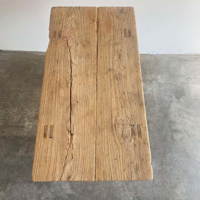 Vintage elm wood console table Beautiful patina, with weathering and age, these are solid and sturdy ready for daily use,...