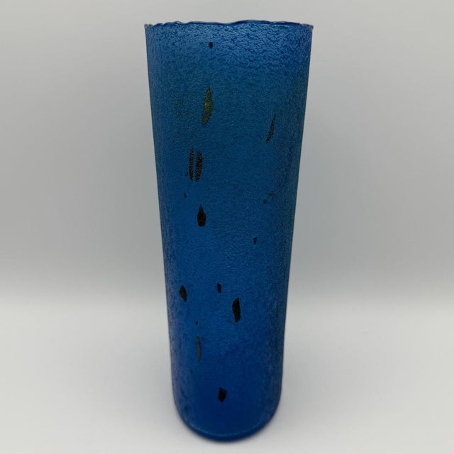 1980s Sculptural Antikva Glass Vase by Bertil Vallien for Kosta Boda, Sweden, 1990s For Sale - Image 5 of 12
